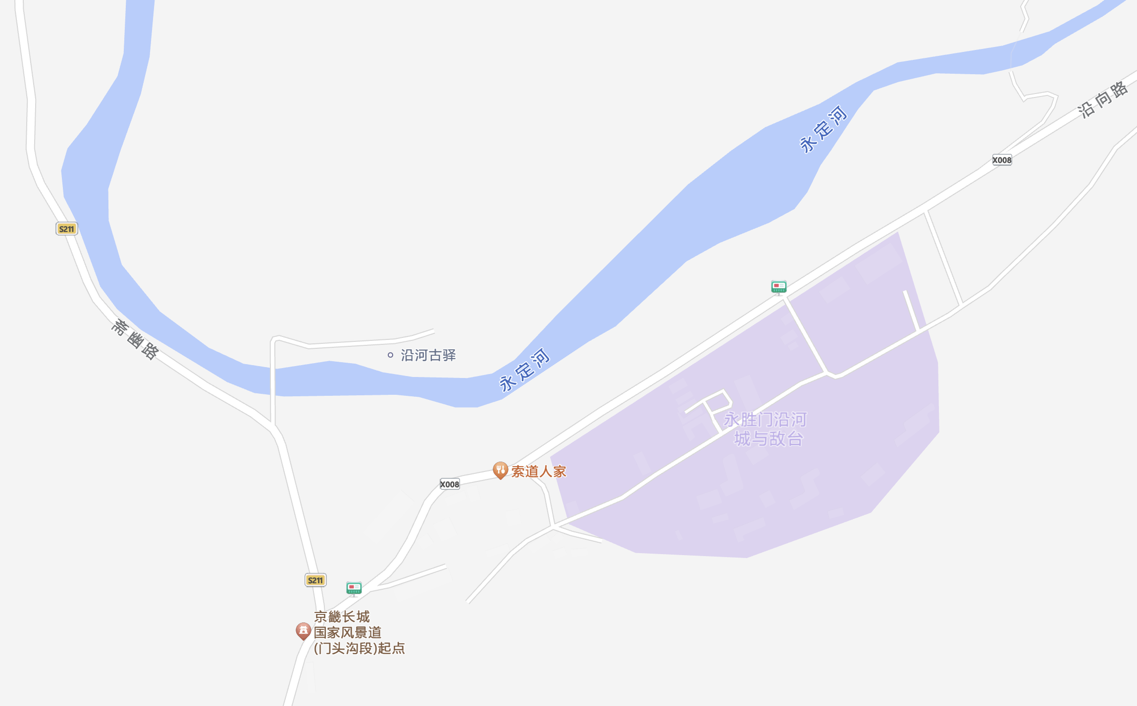 沿河城地图